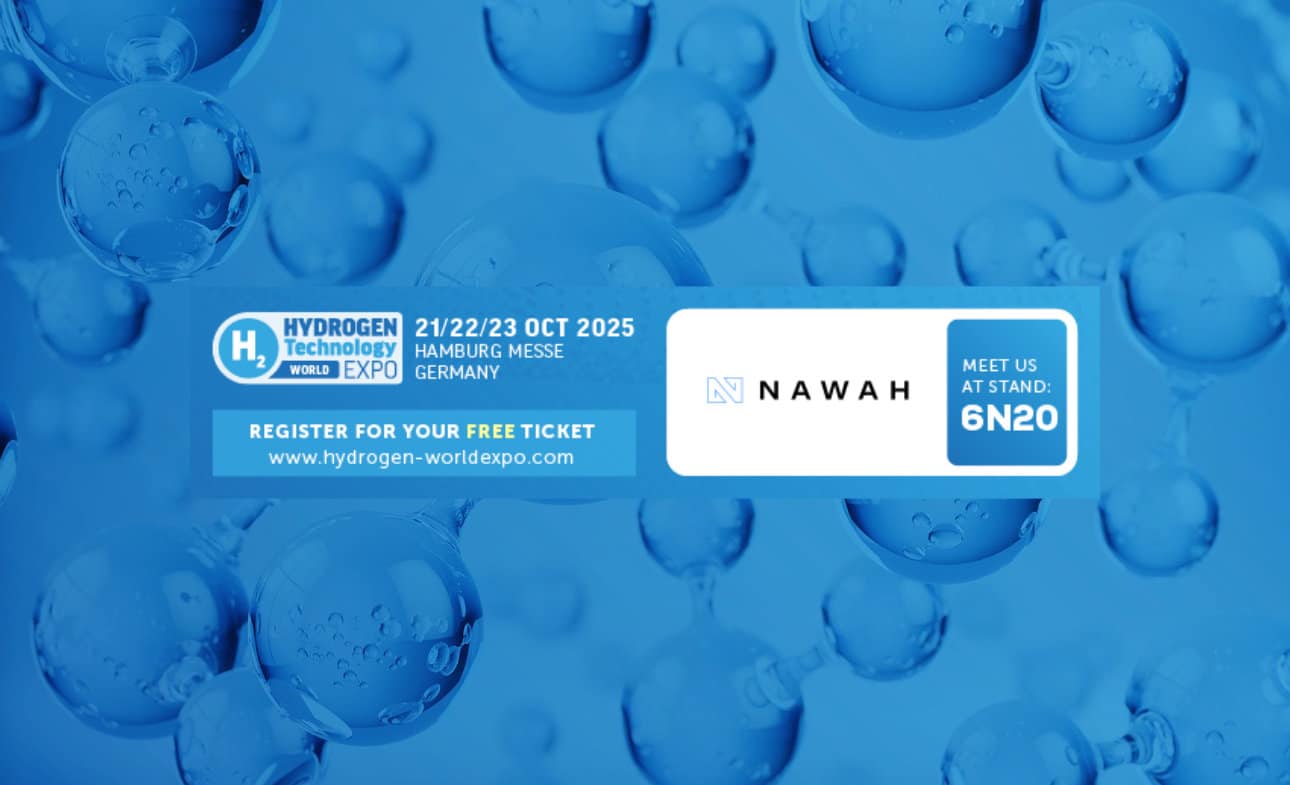 Meet us at the Hydrogen Technology World Expo - 21 -23 Octobre Hambourg